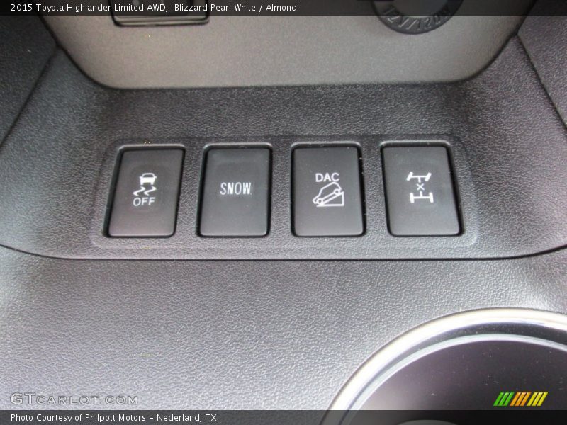 Blizzard Pearl White / Almond 2015 Toyota Highlander Limited AWD
