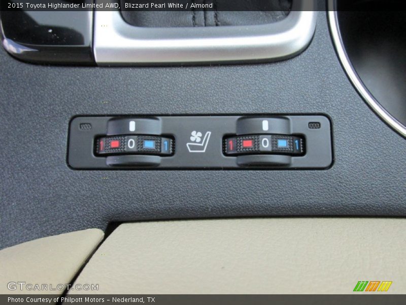 Blizzard Pearl White / Almond 2015 Toyota Highlander Limited AWD