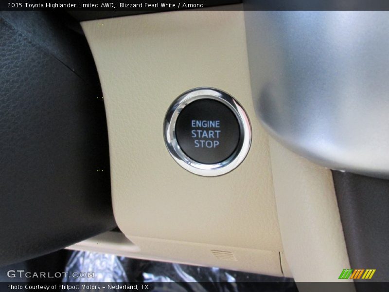 Blizzard Pearl White / Almond 2015 Toyota Highlander Limited AWD
