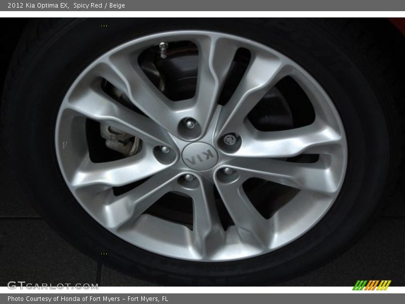 Spicy Red / Beige 2012 Kia Optima EX
