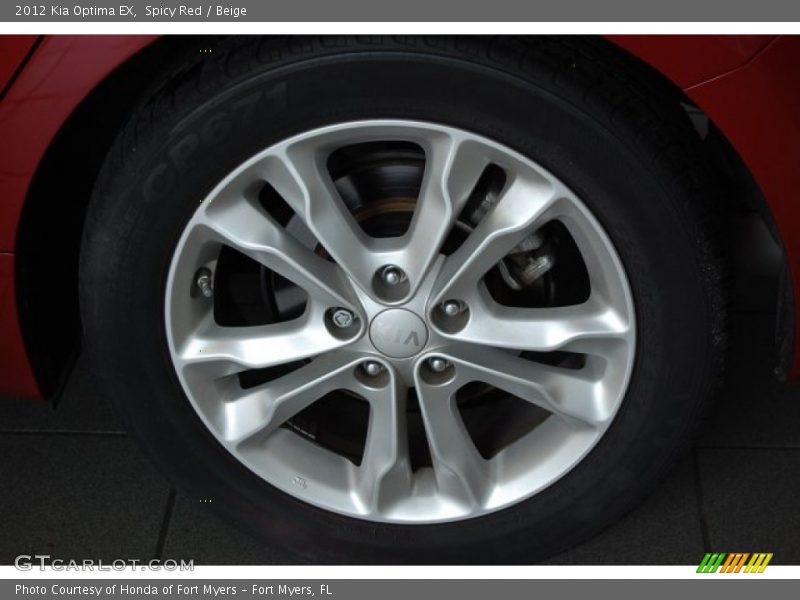 Spicy Red / Beige 2012 Kia Optima EX