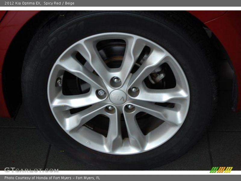 Spicy Red / Beige 2012 Kia Optima EX