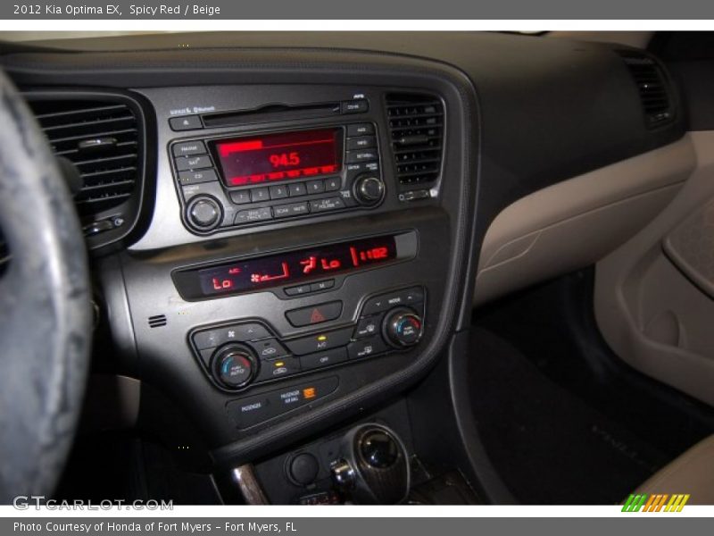 Spicy Red / Beige 2012 Kia Optima EX