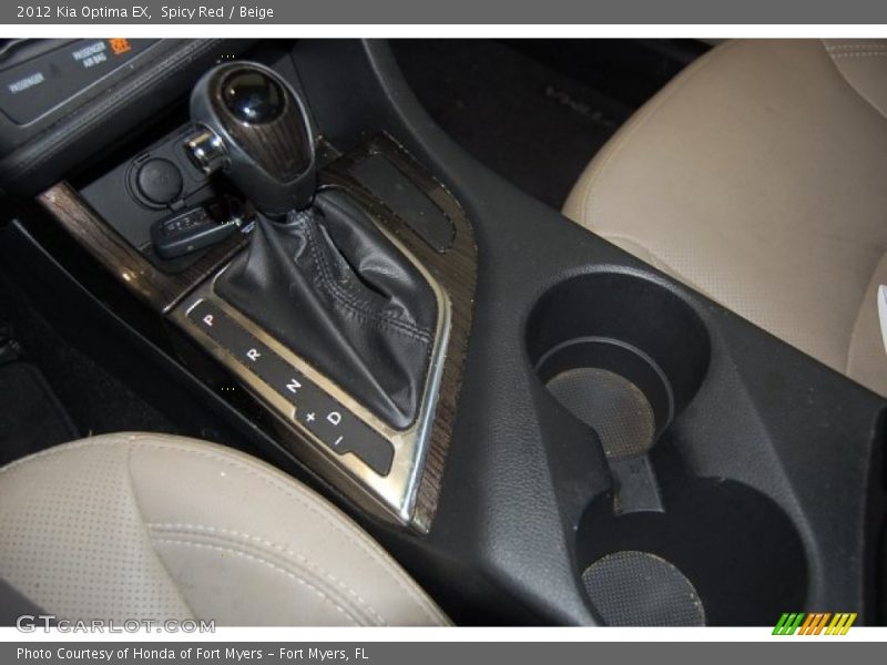 Spicy Red / Beige 2012 Kia Optima EX