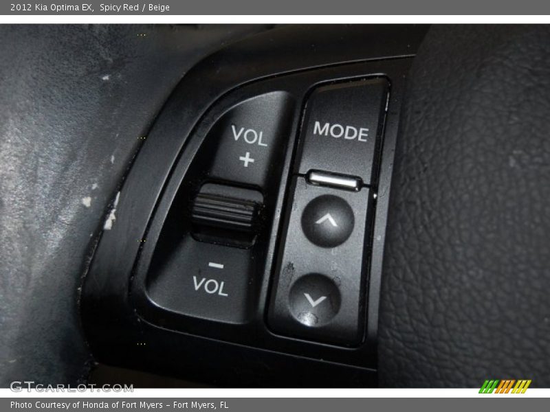 Spicy Red / Beige 2012 Kia Optima EX