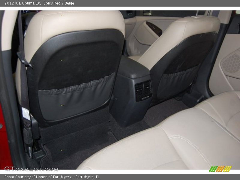 Spicy Red / Beige 2012 Kia Optima EX