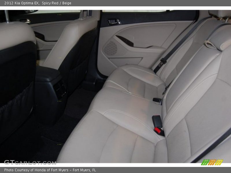 Spicy Red / Beige 2012 Kia Optima EX