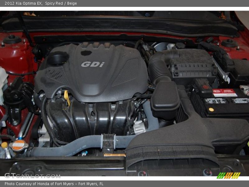 Spicy Red / Beige 2012 Kia Optima EX