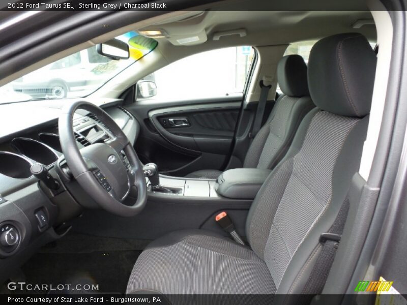 Sterling Grey / Charcoal Black 2012 Ford Taurus SEL