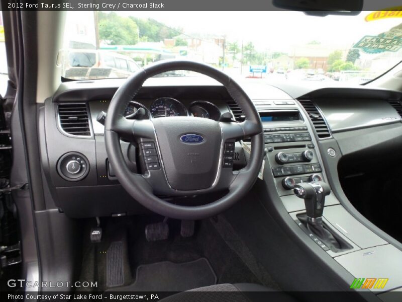 Sterling Grey / Charcoal Black 2012 Ford Taurus SEL