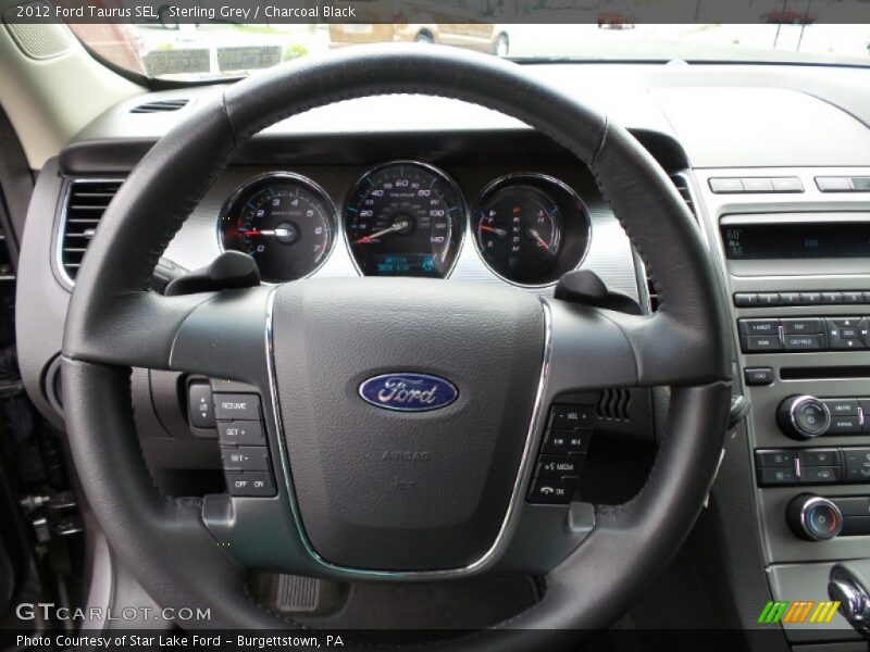 Sterling Grey / Charcoal Black 2012 Ford Taurus SEL