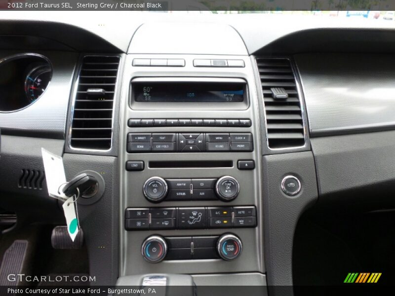 Sterling Grey / Charcoal Black 2012 Ford Taurus SEL