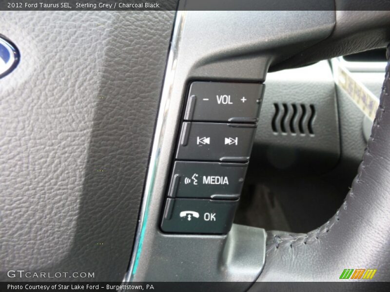 Sterling Grey / Charcoal Black 2012 Ford Taurus SEL
