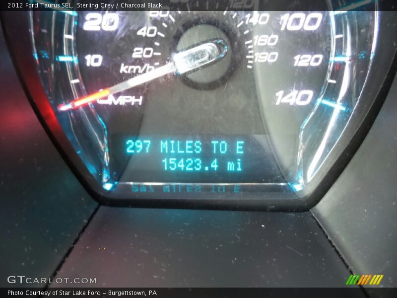 Sterling Grey / Charcoal Black 2012 Ford Taurus SEL