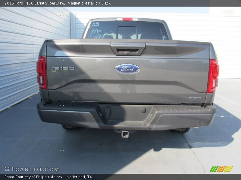 Magnetic Metallic / Black 2015 Ford F150 Lariat SuperCrew