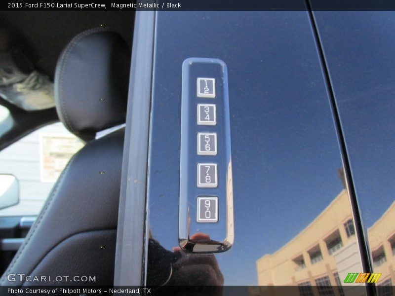 Magnetic Metallic / Black 2015 Ford F150 Lariat SuperCrew