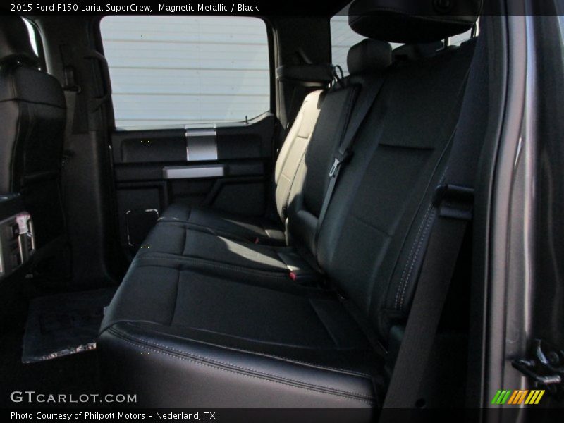 Magnetic Metallic / Black 2015 Ford F150 Lariat SuperCrew