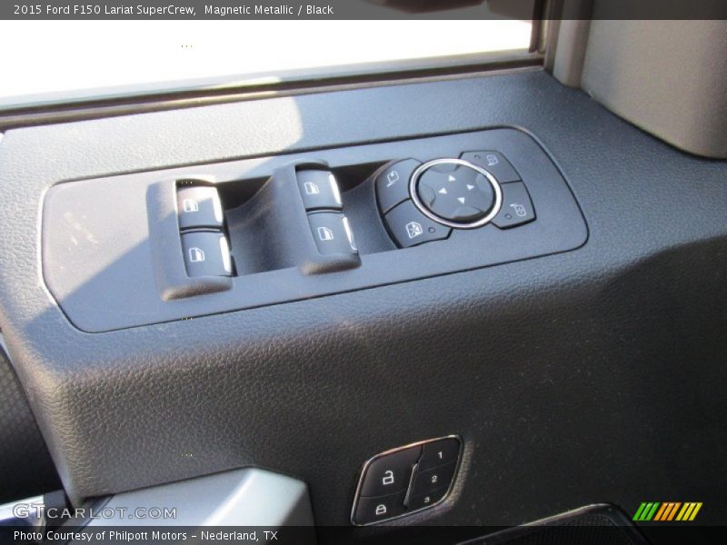 Magnetic Metallic / Black 2015 Ford F150 Lariat SuperCrew
