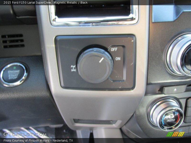 Magnetic Metallic / Black 2015 Ford F150 Lariat SuperCrew