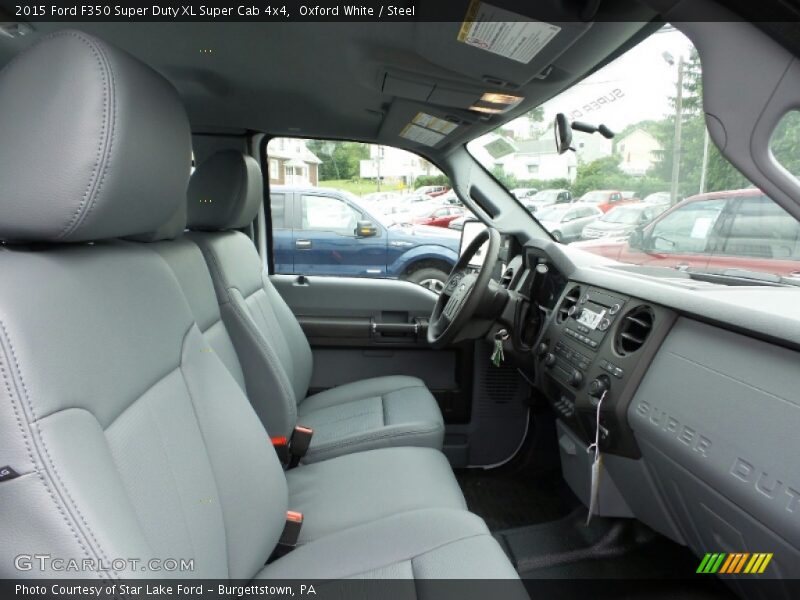 Oxford White / Steel 2015 Ford F350 Super Duty XL Super Cab 4x4