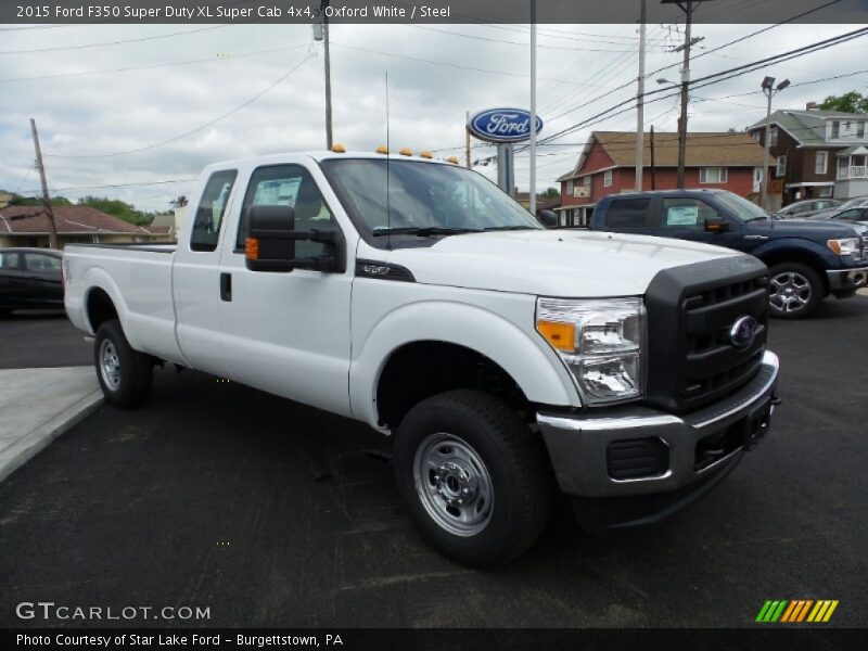 Oxford White / Steel 2015 Ford F350 Super Duty XL Super Cab 4x4