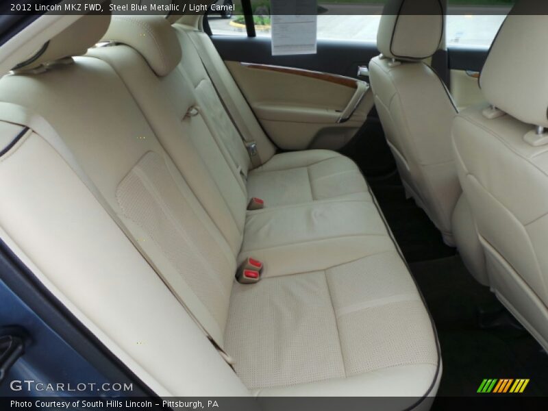 Steel Blue Metallic / Light Camel 2012 Lincoln MKZ FWD