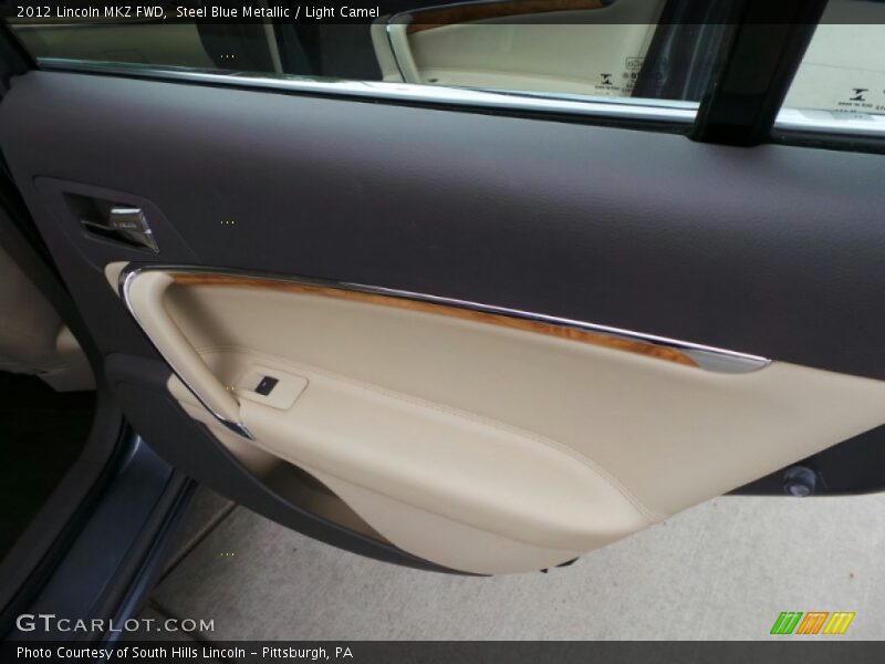 Steel Blue Metallic / Light Camel 2012 Lincoln MKZ FWD