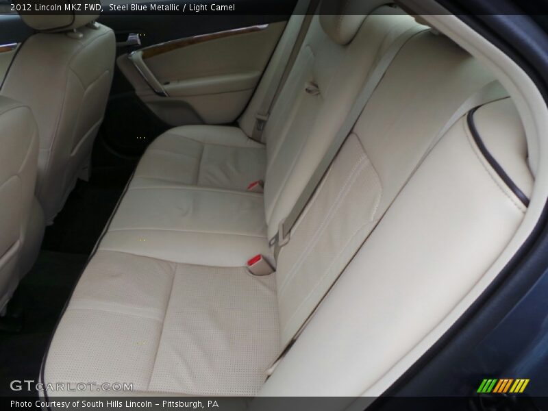 Steel Blue Metallic / Light Camel 2012 Lincoln MKZ FWD