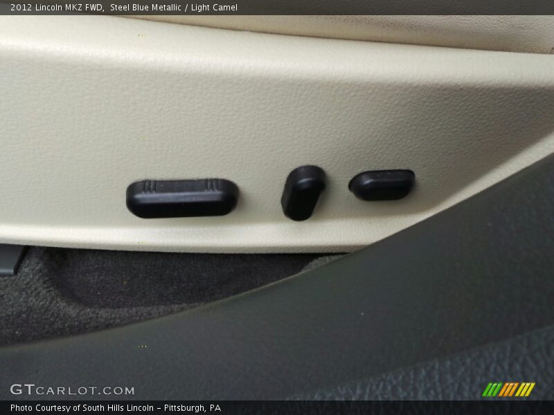 Steel Blue Metallic / Light Camel 2012 Lincoln MKZ FWD
