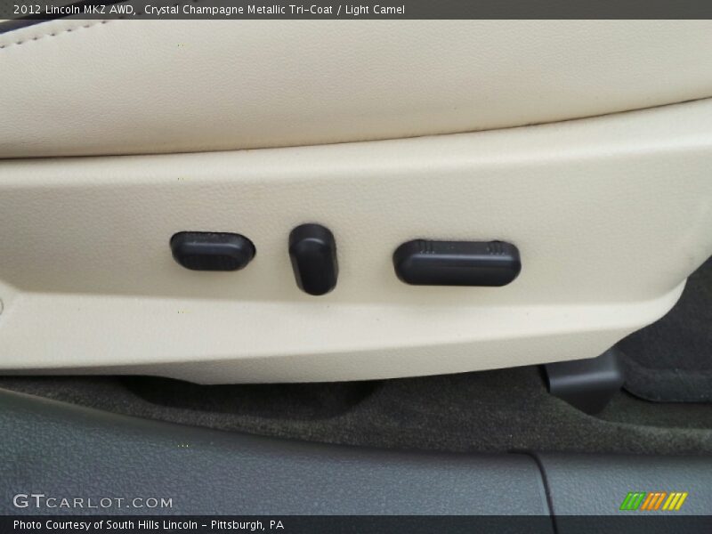 Crystal Champagne Metallic Tri-Coat / Light Camel 2012 Lincoln MKZ AWD