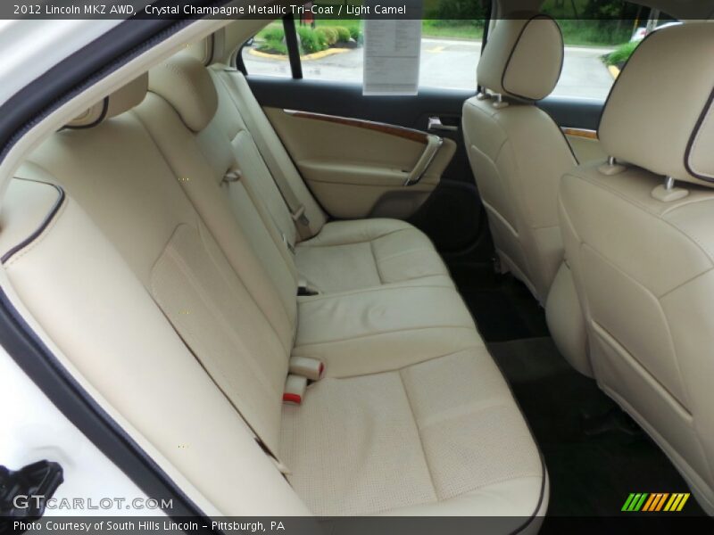 Crystal Champagne Metallic Tri-Coat / Light Camel 2012 Lincoln MKZ AWD