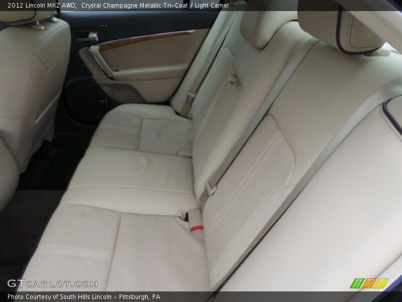 Crystal Champagne Metallic Tri-Coat / Light Camel 2012 Lincoln MKZ AWD