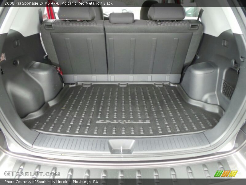 Volcanic Red Metallic / Black 2008 Kia Sportage LX V6 4x4