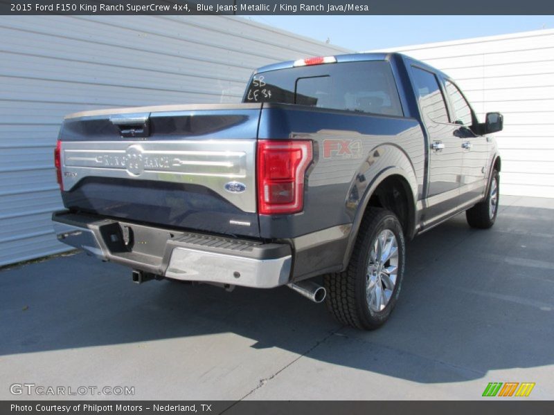 Blue Jeans Metallic / King Ranch Java/Mesa 2015 Ford F150 King Ranch SuperCrew 4x4