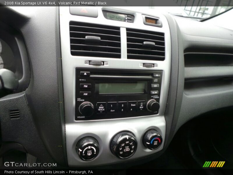 Volcanic Red Metallic / Black 2008 Kia Sportage LX V6 4x4