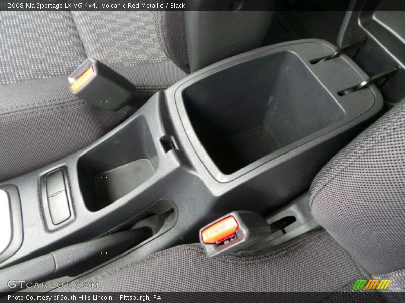 Volcanic Red Metallic / Black 2008 Kia Sportage LX V6 4x4