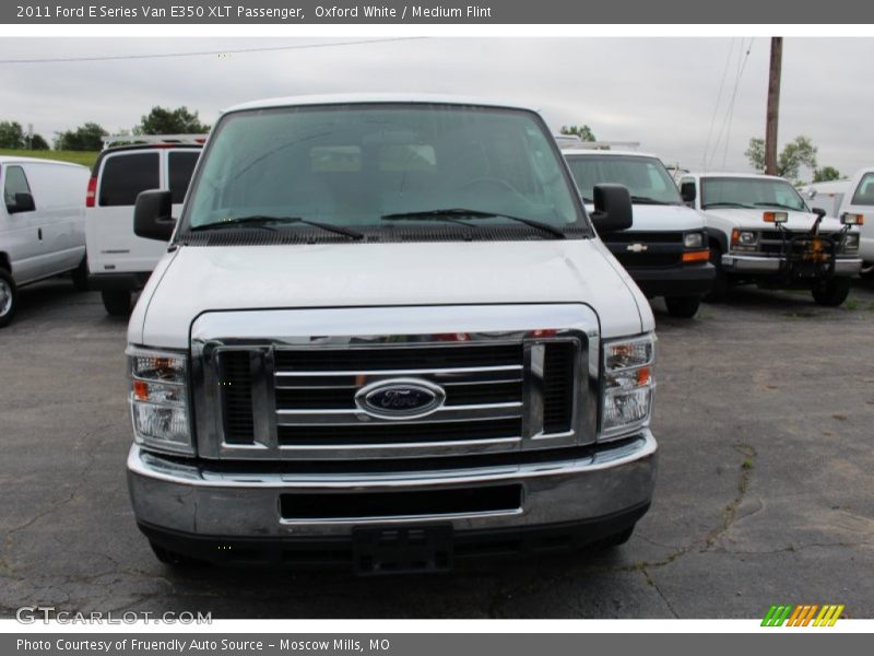 Oxford White / Medium Flint 2011 Ford E Series Van E350 XLT Passenger