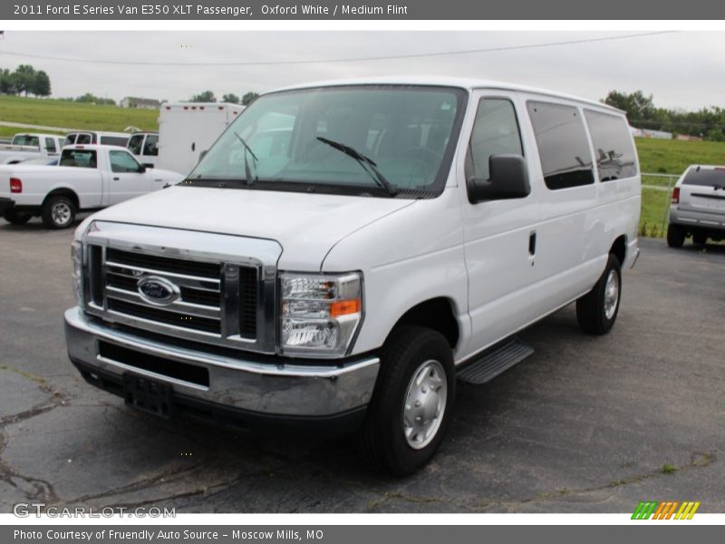 Oxford White / Medium Flint 2011 Ford E Series Van E350 XLT Passenger