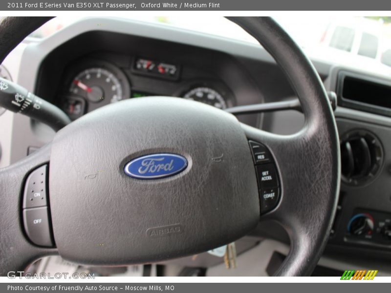Oxford White / Medium Flint 2011 Ford E Series Van E350 XLT Passenger