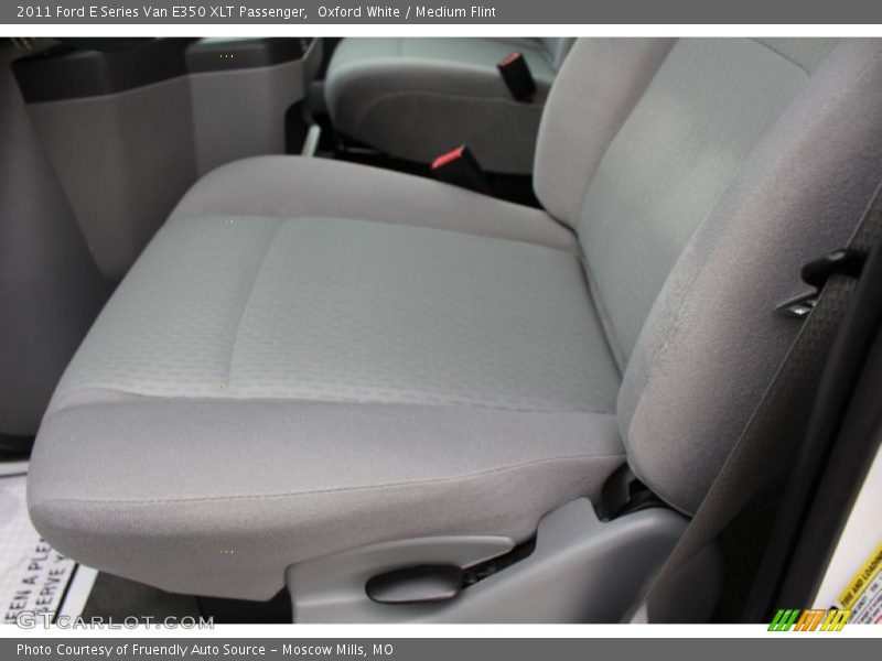 Oxford White / Medium Flint 2011 Ford E Series Van E350 XLT Passenger