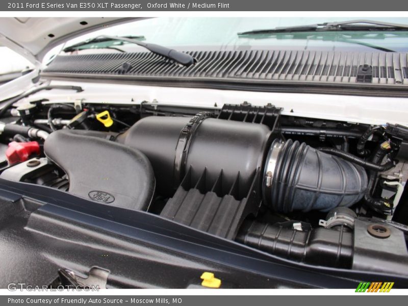 Oxford White / Medium Flint 2011 Ford E Series Van E350 XLT Passenger
