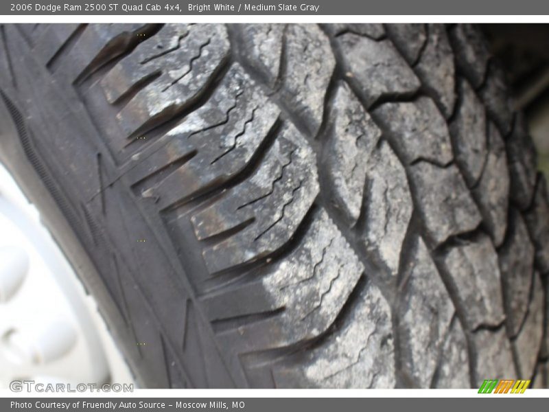 Bright White / Medium Slate Gray 2006 Dodge Ram 2500 ST Quad Cab 4x4