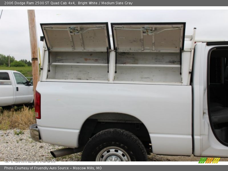 Bright White / Medium Slate Gray 2006 Dodge Ram 2500 ST Quad Cab 4x4