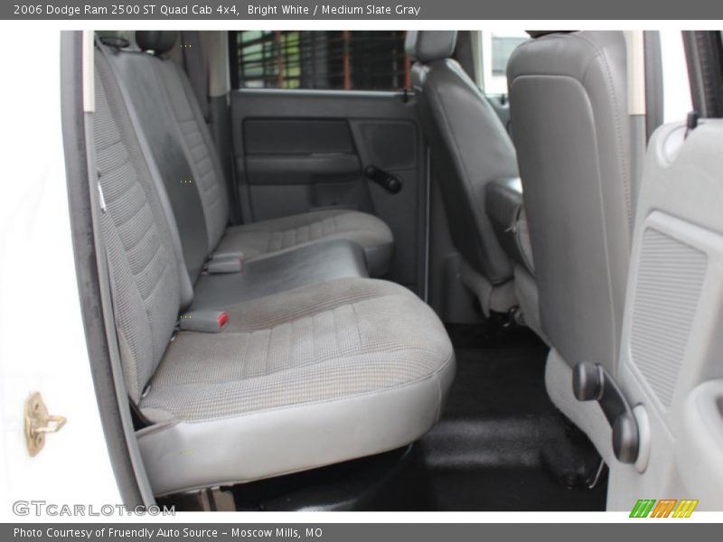 Bright White / Medium Slate Gray 2006 Dodge Ram 2500 ST Quad Cab 4x4