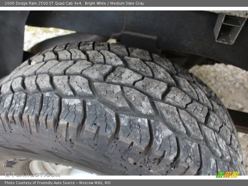 Bright White / Medium Slate Gray 2006 Dodge Ram 2500 ST Quad Cab 4x4