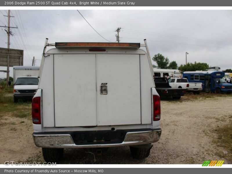 Bright White / Medium Slate Gray 2006 Dodge Ram 2500 ST Quad Cab 4x4