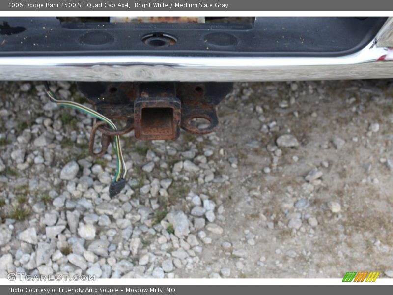 Bright White / Medium Slate Gray 2006 Dodge Ram 2500 ST Quad Cab 4x4