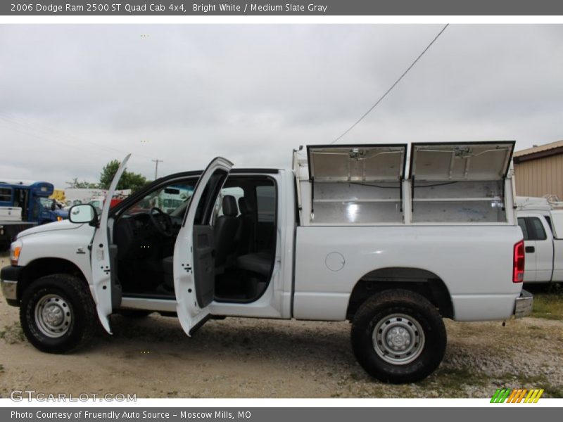 Bright White / Medium Slate Gray 2006 Dodge Ram 2500 ST Quad Cab 4x4