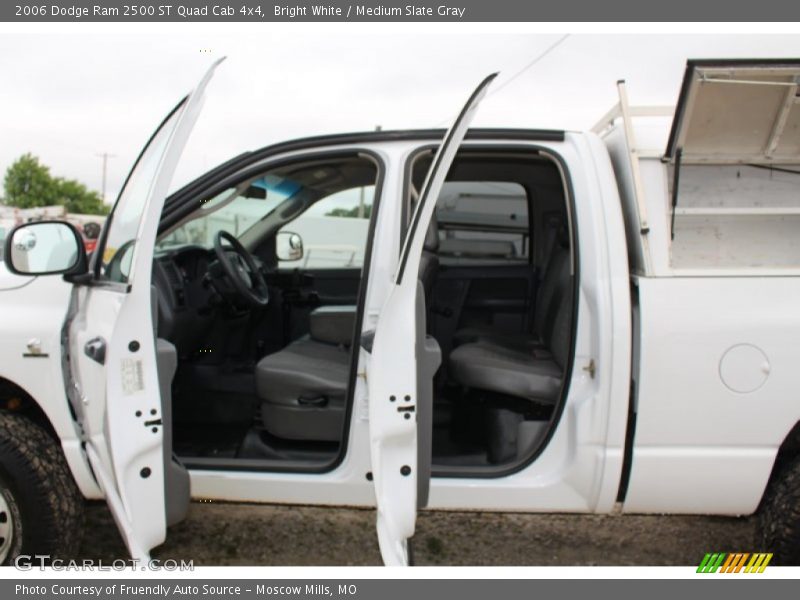 Bright White / Medium Slate Gray 2006 Dodge Ram 2500 ST Quad Cab 4x4