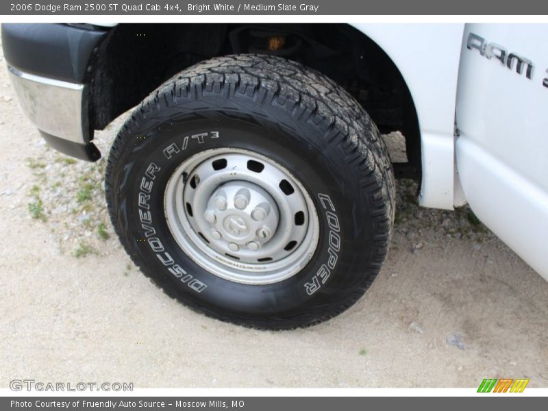 Bright White / Medium Slate Gray 2006 Dodge Ram 2500 ST Quad Cab 4x4